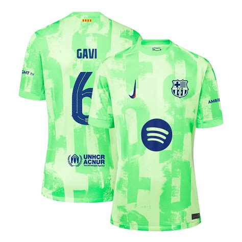 Barcelona Jersey Custom GAVI 6 Soccer Jersey Third Away 2024 25