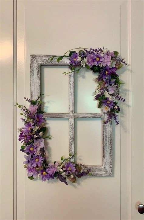 Window Frame Crafts Window Art Window Wall Decor Window Projects