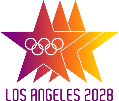 Los Angeles 2028 Olympics logo mockup : logodesign