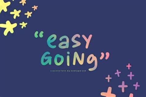 Easy Going Font - Dfonts