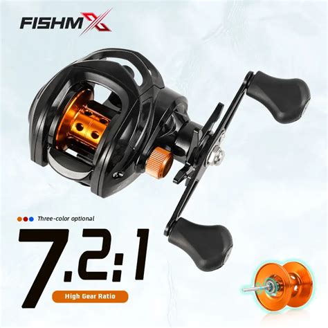 Fishmx Fishing Reel Max Drag Kg Baitcasting Reel With Aluminum Spool