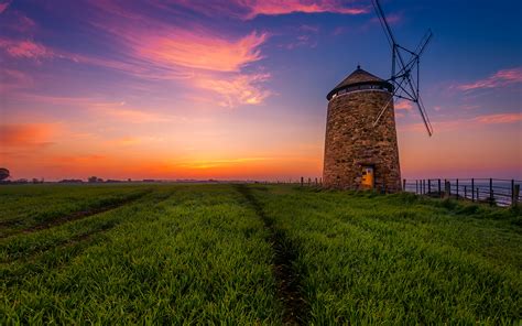 Photos Scotland Windmill St Monans Salt Mill Nature Sky X