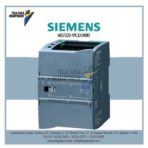 Jual 6ES7223 1PL32 0XB0 SIMATIC S7 1200 Digital I O SM 1223 16 DI 16