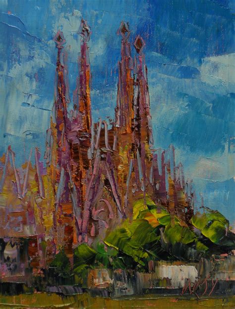 Sagrada Familia Oil On Canvas X Cm Flickr