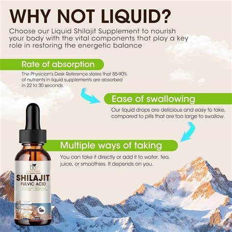 Shilajit Gotas líquidas de resina orgánica pura del Himalaya de alta