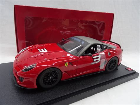 Hot Wheels Scale 1 18 Ferrari 599XX 3 Colour Red Catawiki