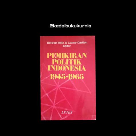 Jual Buku Pemikiran Politik Indonesia Shopee Indonesia