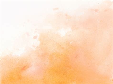 Abstrato Aquarela Laranja Vetor Premium