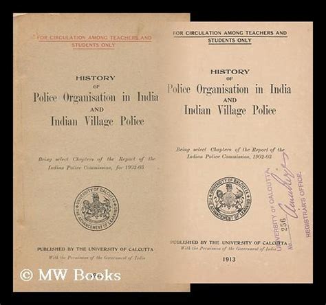 History of Police Organisation in India and Indian Village Police ...