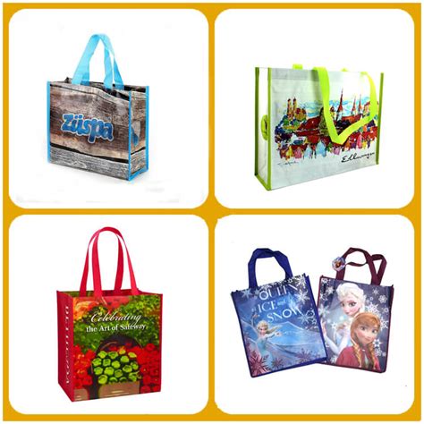 Customised Promotional Recyclable Polypropylene Pp Laminated Tote