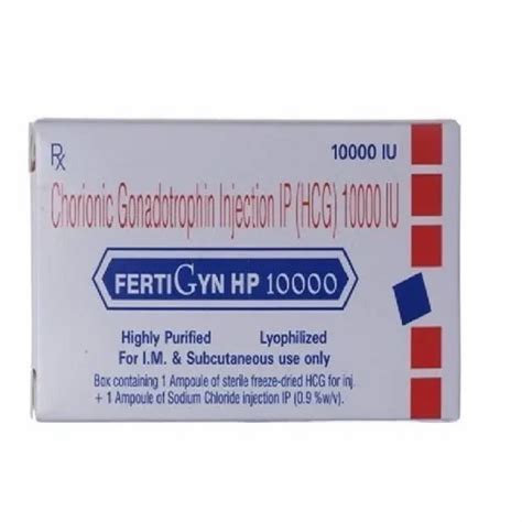 Fertigyn Hp 5000 Iu Injection Human Chorionic Gonadotropin HCG At Rs