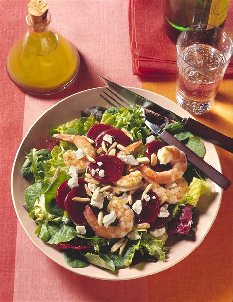 Shrimp Beet And Feta Salad Aunt Nellie S