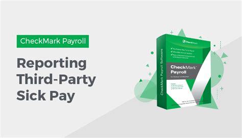 How To Report Third Party Sick Pay In Checkmark Payroll Software