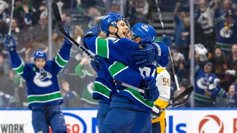 Canucks Demonstrate The Height Of Their Floor In Game 1 Win Over Predators