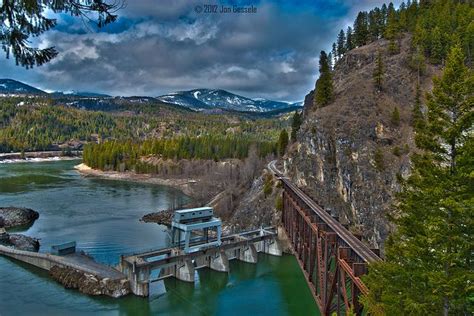 Box Canyon Dam Wa Hdr Milwaukee Road Dam Beautiful Places