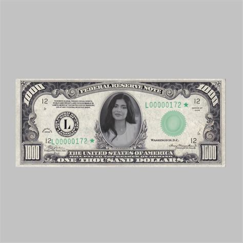 Custom Dollar Bill, Dollar Bill Art, Digital Art, Game Money, Birthday ...