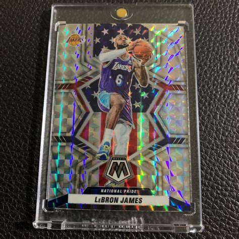 Lebron James Panini Mosaic National Pride Mosaic Prizm