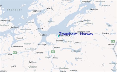 Trondheim, Norway Tide Station Location Guide