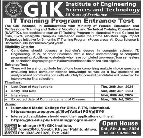 Gik Institute Of Engineering Sciences And Technology It Training