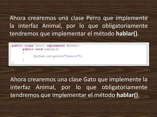 Clases Abstractas E Interfaces En Java PPT