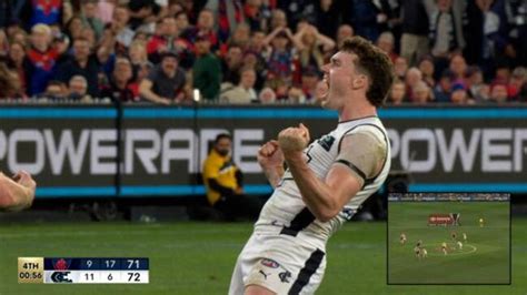 AFL Finals 2023 Melbourne V Carlton Weitering Pickett Bump On Cripps