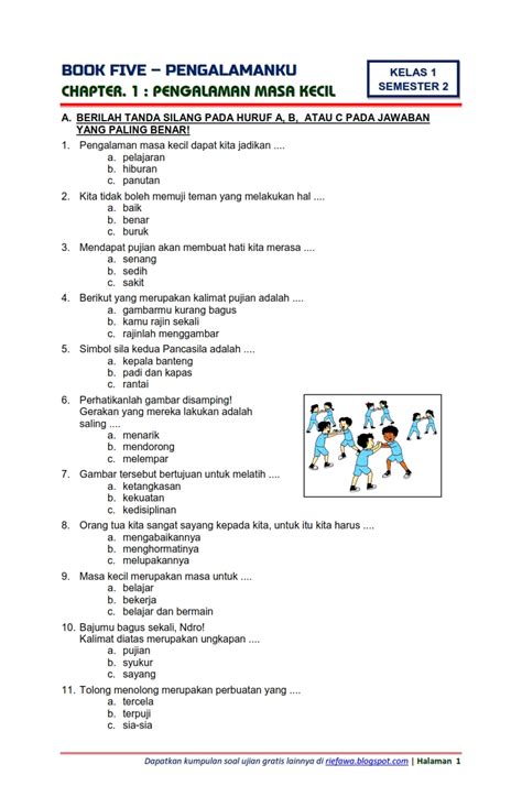 Soal Tematik Kelas 5 Tema 1 Homecare24