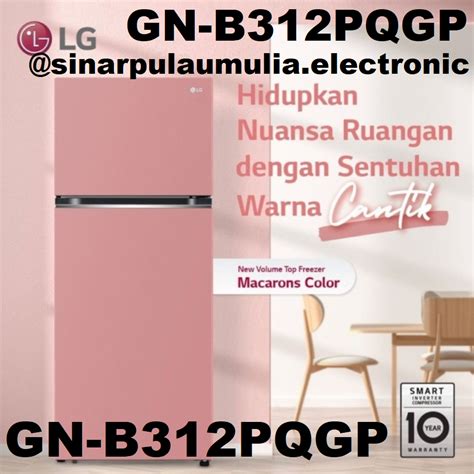 Jual Lg Kulkas Pintu Liter Inverter Gn B Pqgp Gnb Pqgp