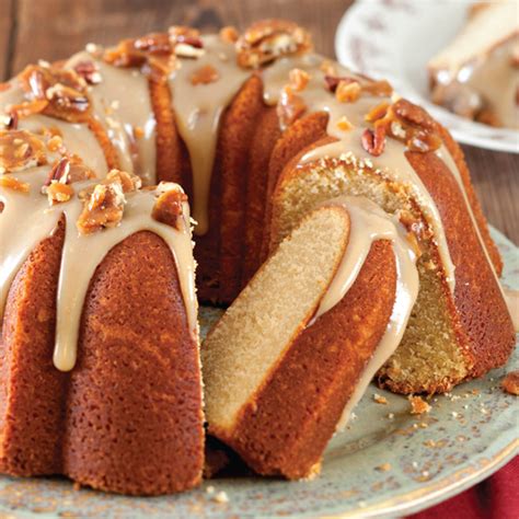 Praline Bundt Cake With Salted Caramel Sauce Louisiana Cookin