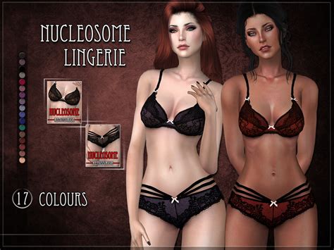 The Sims Resource Nucleosome Lingerie Set