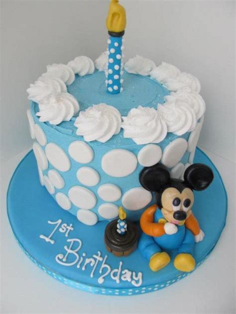 Mickey Mouse 1st Birthday Cake