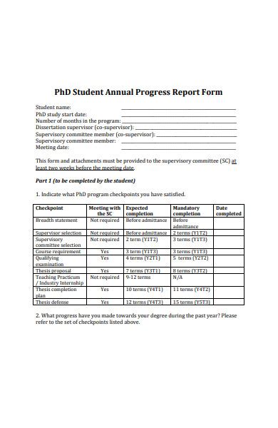 Free 30 Student Progress Report Forms In Pdf Ms Word