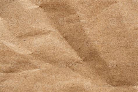 Brown Crumpled Paper Recycled Kraft Sheet Texture Background 12925449