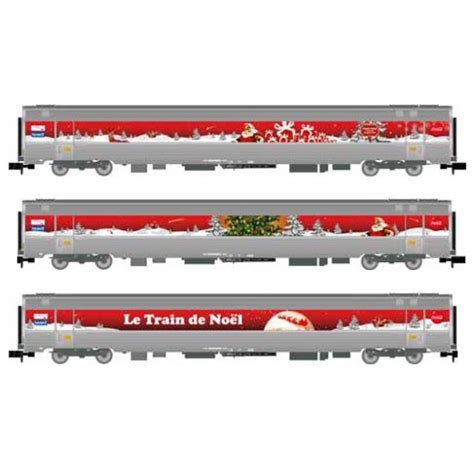 SNCF coffret de 3 voitures Coca Cola Train de Noël de 2010 ép VI