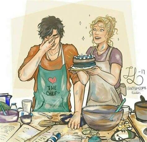 Percabeth Blue Food Gethimtochaseyou Percy Jackson Personajes Percy