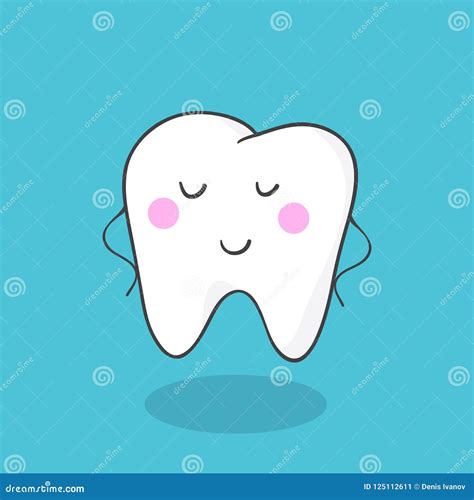 Smiling Molar Tooth Royalty Free Cartoon Cartoondealer