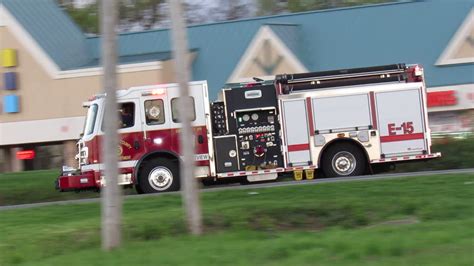 Bcofd Engine 15 Responding To A Apartment Fire Youtube