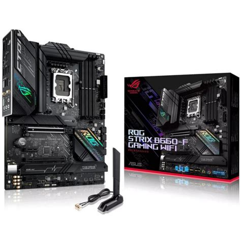 ASUS ROG STRIX B660 F Gaming WiFi DDR5 ATX Motherboard 4 DIMM Crox