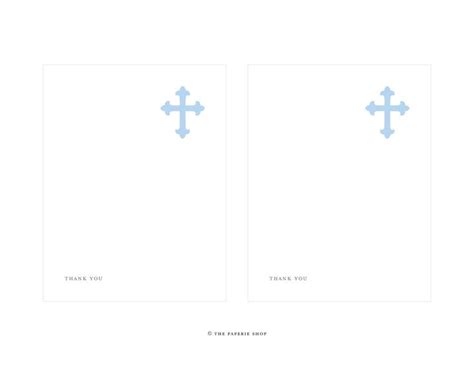 Cross Thank You Card Printable INSTANT DOWNLOAD Thank You - Etsy | Printable cards, Printable ...