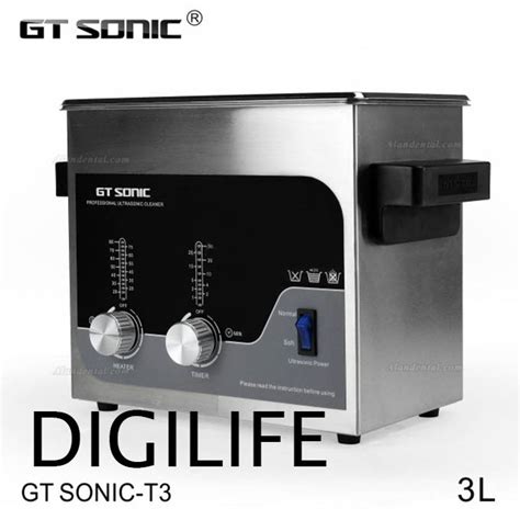 Jual Ultrasonic Cleaner Double 2X Power GT Sonic T3 3 Liter 3L Digital