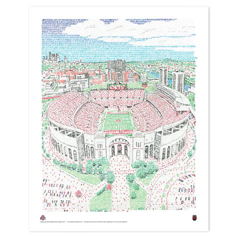 Ohio Stadium Ohio State Ts Art Of Words