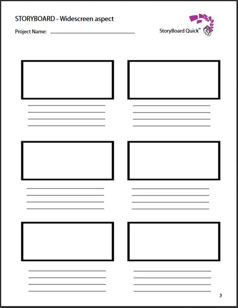 Google Docs Storyboard Template