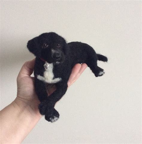 Needle Felted Labrador Retriever Sculpture Custom Pet Portrait Etsy