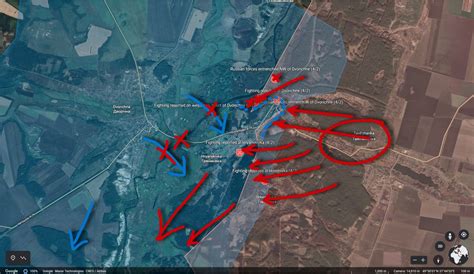 [ Kupyansk Front ] Russia semi-encircled Dvorichne, attacks Hryanykivka ...