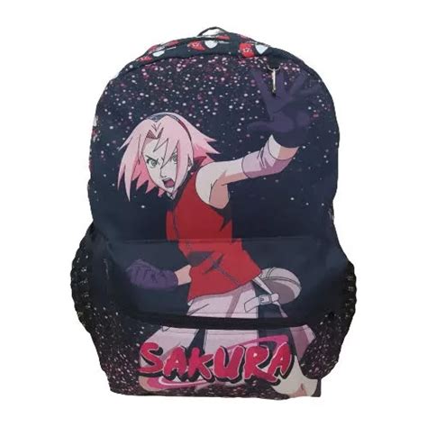 Sakura Naruto Mochila Costas Infanto Juvenil Escolar Viagem