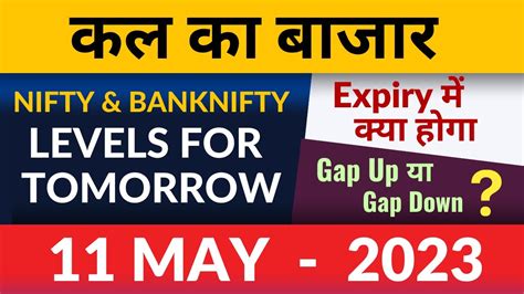 Nifty And Banknifty Levels For Tomorrow 11 May Nifty And Banknifty