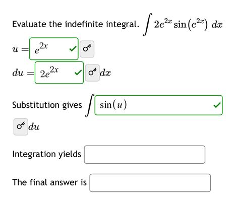 Solved Evaluate The Indefinite Integral