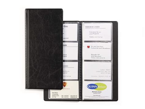 Business Card Album VISIFIX 96 Leather Look DURABLE