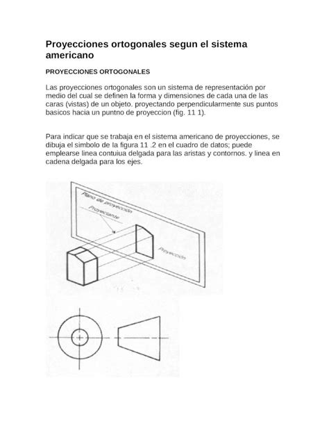 DOCX Proyecciones Ortogonales Segun El Sistema Americano DOKUMEN TIPS