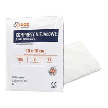 Doz Product Kompresy Nieja Owe Z Gazy Bawe Nianej Nitkowe