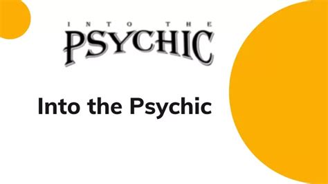 Ppt Psychic Online Into The Psychic Powerpoint Presentation Free